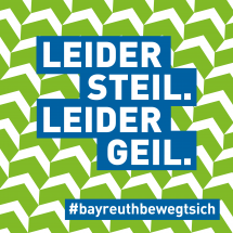 Läuft? Auch bei dir? - Unter dem #bayreuthbewegtsich startet die Nudging-Kampagne für mehr Bewegung in der Stadt Bayreuth 
