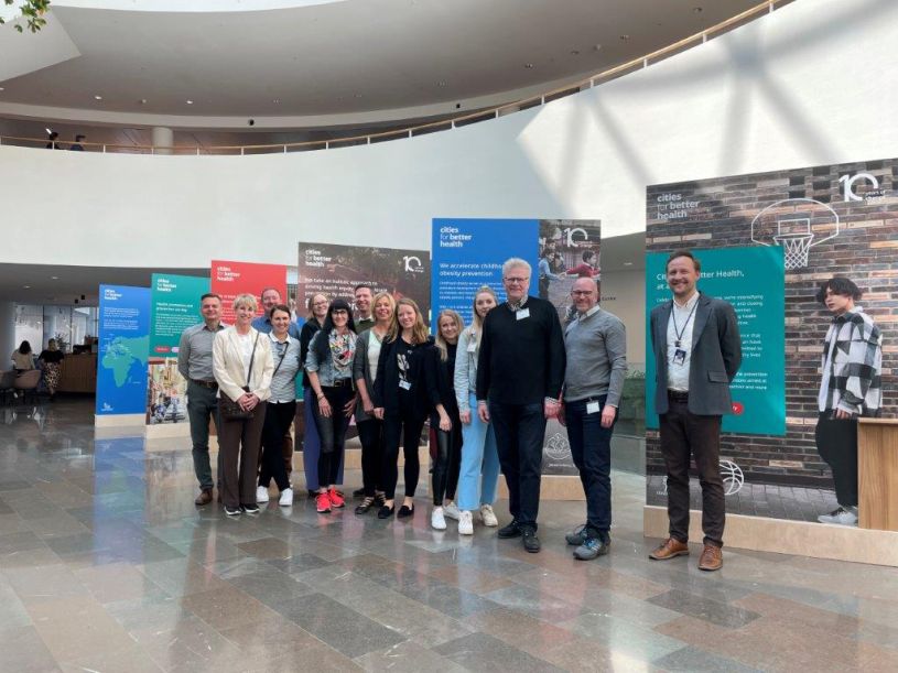 Die Delegation der Gesundheitsregion Bayreuth besuchte bei ihrer Exkursion nach Kopenhagen (Dänemark) auch die Firmenzentrale des Pharma-Konzerns Novo Nordisk, mit dem seit 2023 unter #bayreuthbewegtsich kooperiert wird. © Stadt Bayreuth/Eva Rundholz