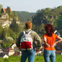 Wanderer in der herrlichen Fränkischen Schweiz